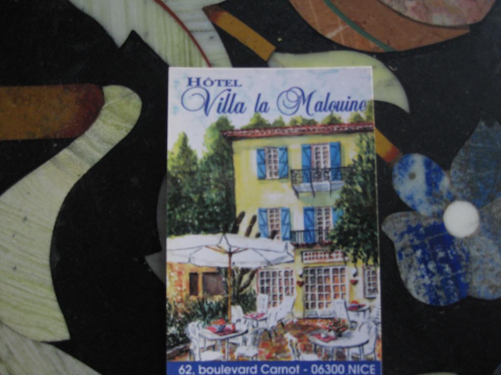 Hôtel Villa la Malouine Nizza Esterno foto